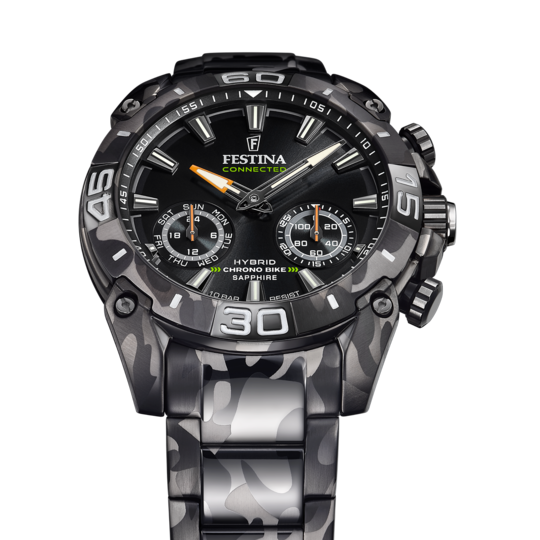 FESTINA CONNECTED F20545/1 NERO ACCIAIO INOSSIDABILE 316L, UOMO