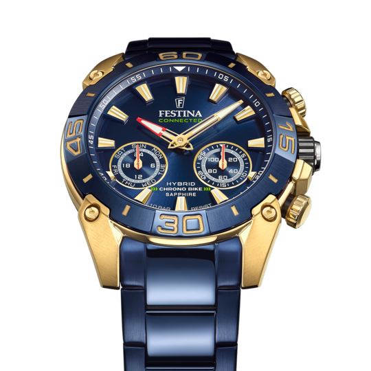 RELÓGIO FESTINA CONNECTED F20547/1 AZUL COM CORREIA DE AÇO, HOMEM