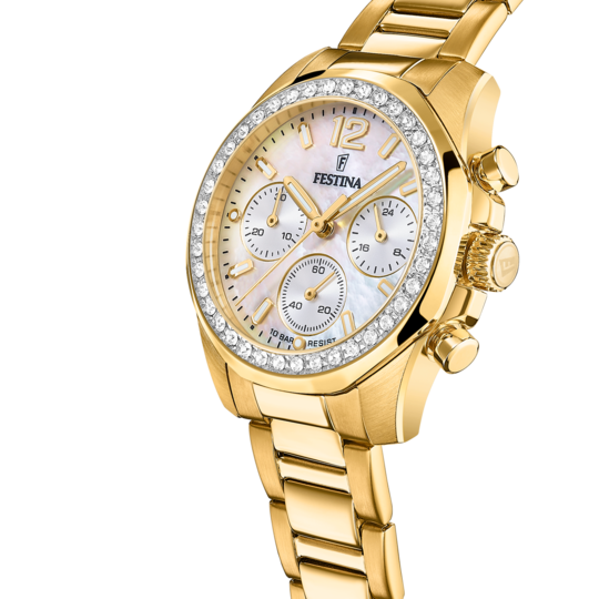 MONTRE FESTINA F20609/1 IVORY, BRACELET ACIER INOXYDABLE, FEMME