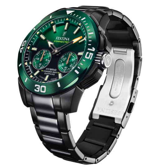 FESTINA CONNECTED F20646/1 VERDE ACERO INOXIDABLE 316L, HOMBRE