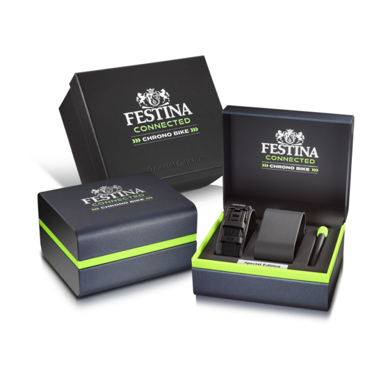 FESTINA CONNECTED F20646 1 VERT ACIER INOXYDABLE 316L HOMME