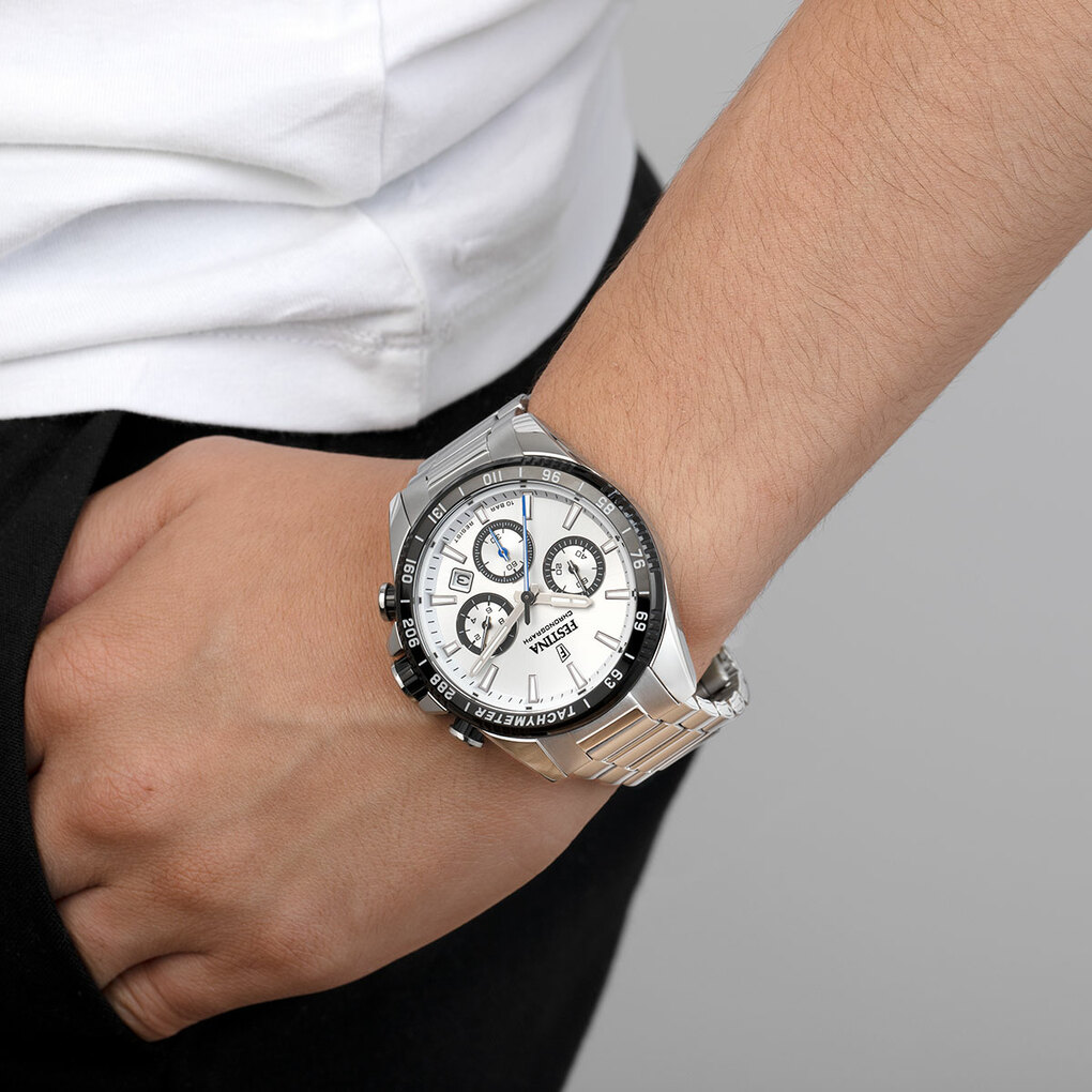 Festina Orologio Uomo Cronografo F6864-5 – Quarzo, Cinturino In Acciaio Inox, 10 ATM - 3