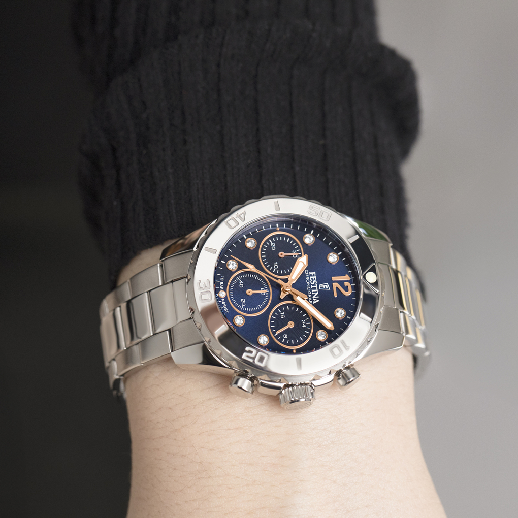 Bracelet De Montre Festina F20663 En Acier Inoxydable - Neuf Avec étiquettes