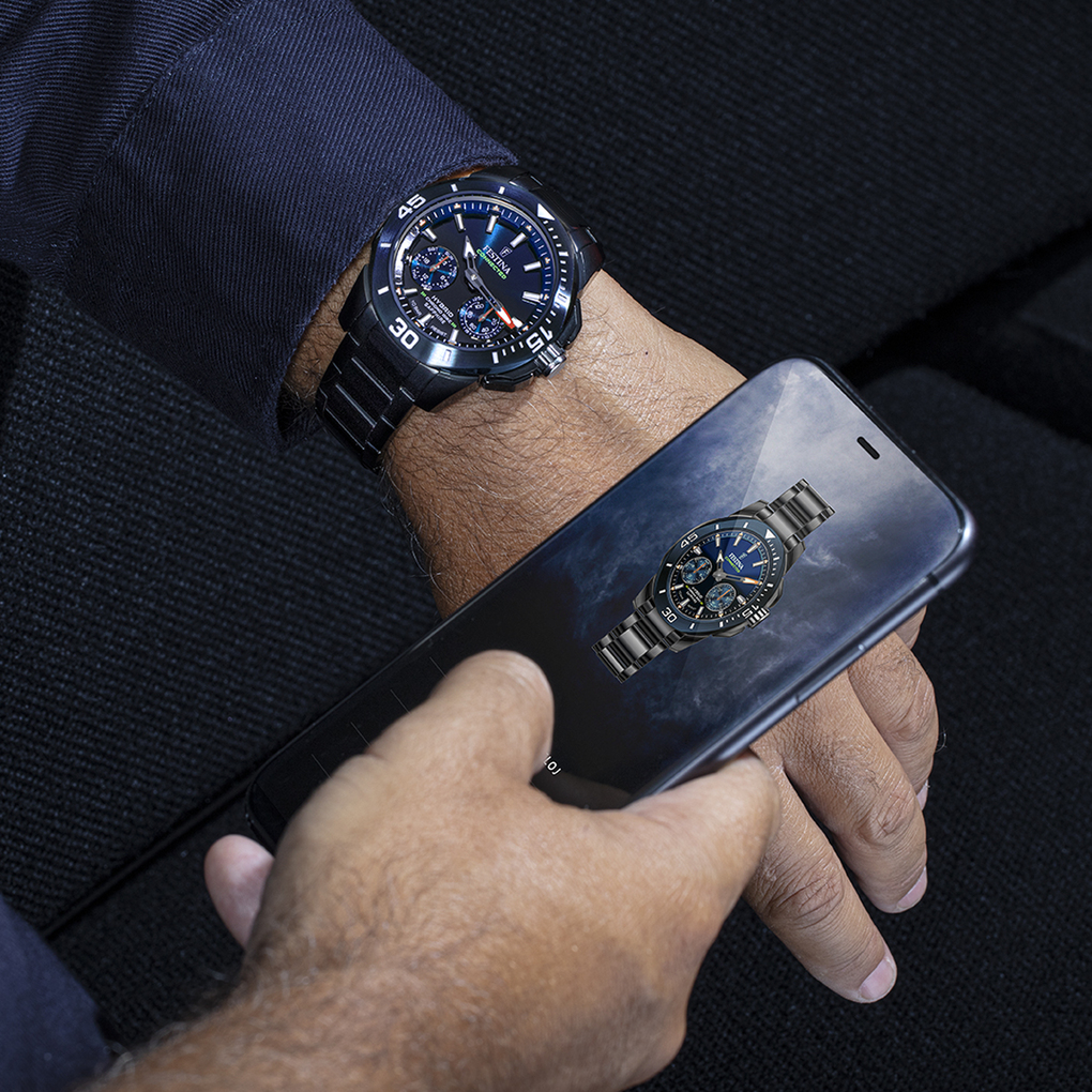 FESTINA CONNECTED F20647/1 BLUE STAINLESS STEEL, MEN