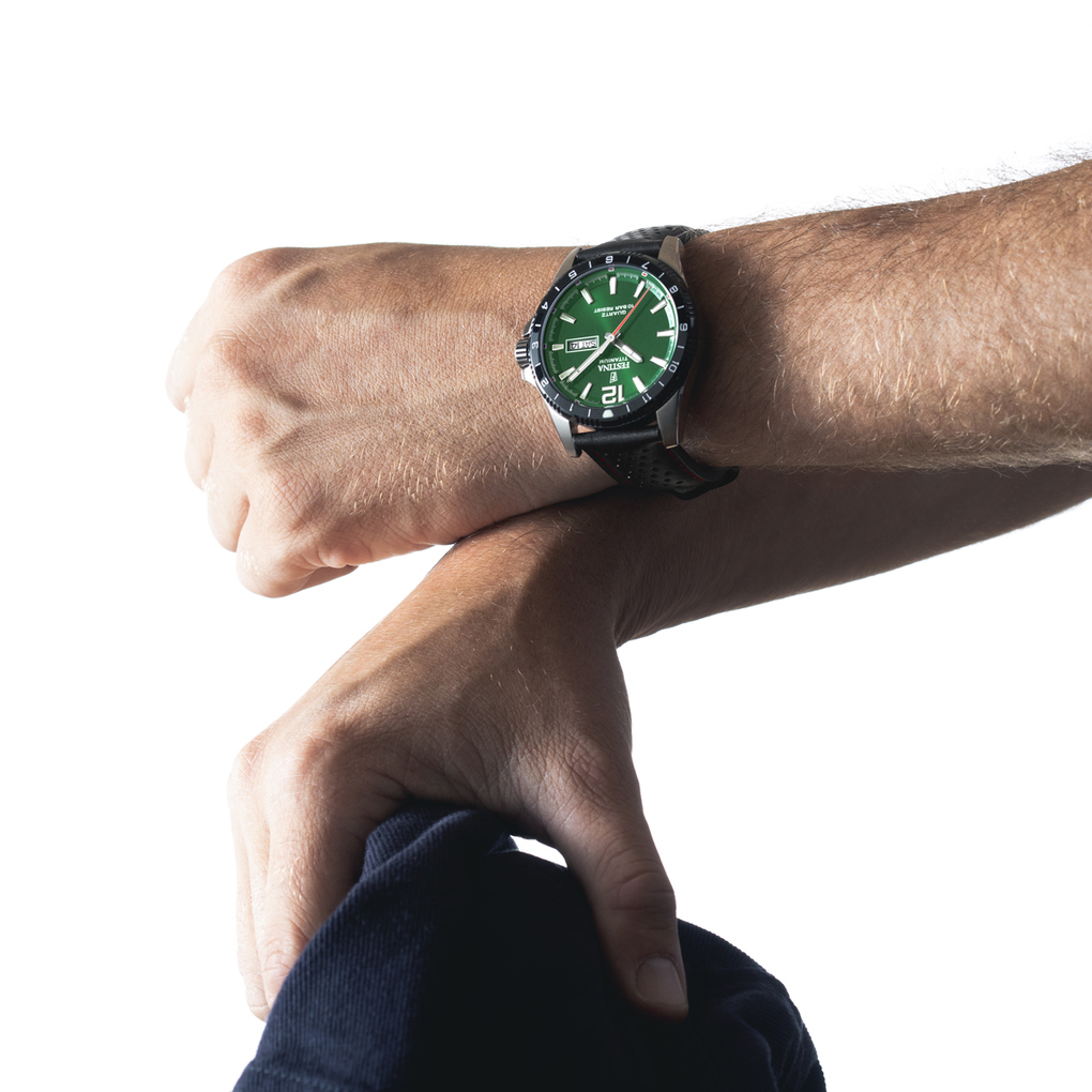 Festina Orologio Da Uomo In Titanio Con Cinturino In Pelle