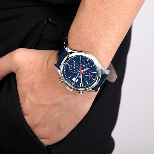 OROLOGIO FESTINA TIMELESS CHRONOGRAPH F20375/2 BLU CINTURINO IN PELLE, UOMO