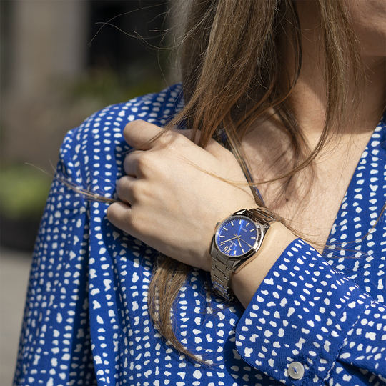 FESTINA WATCH F20622/E ALEGRÍA COLLECTION, BLUE STEEL STRAP, WOMEN.