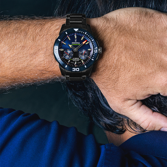 FESTINA CONNECTED F20647/1 AZUL AÇO INOXIDÁVEL 316L, HOMEM