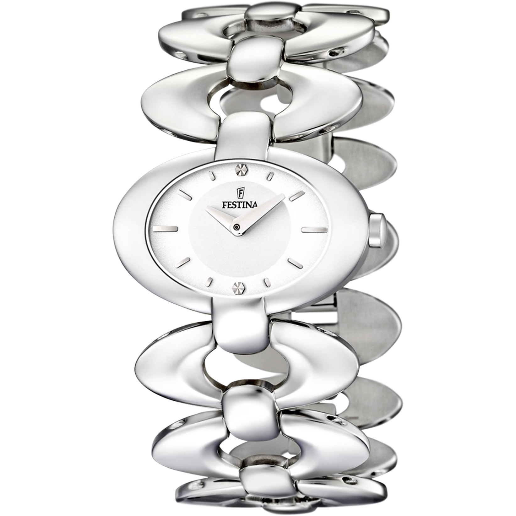 Montre Festina Femme F16697/8 - Boîtier Acier Inoxydable Gris, Cadran Vert, Verre Minéral, Étanchéité 5 ATM