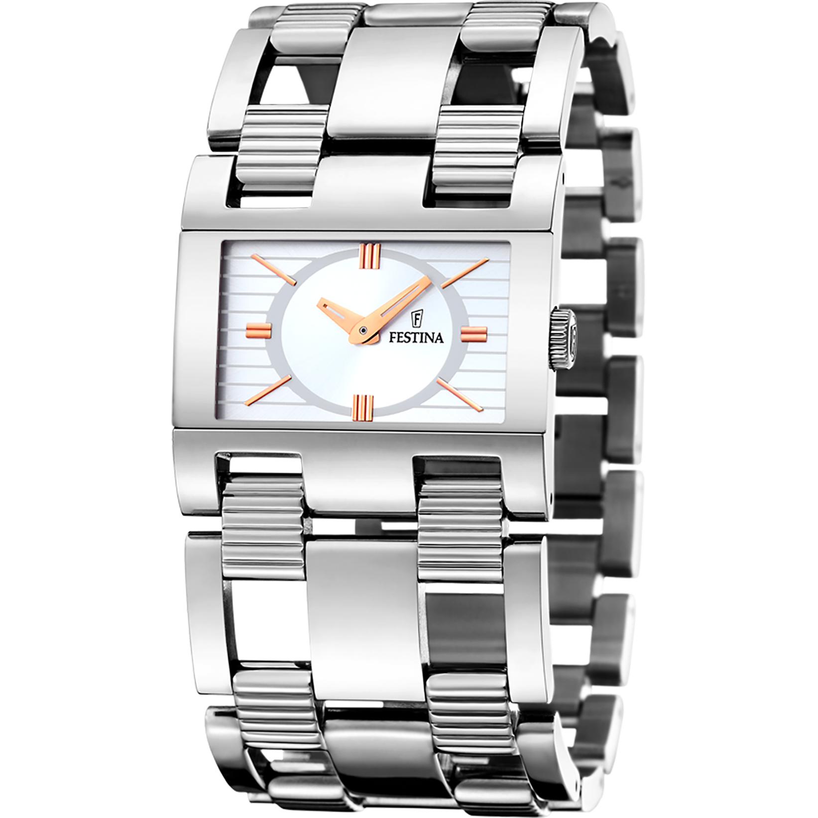 FESTINA DAMEN UHR F16770/1 SILBER EDELSTAHL ARMBAND