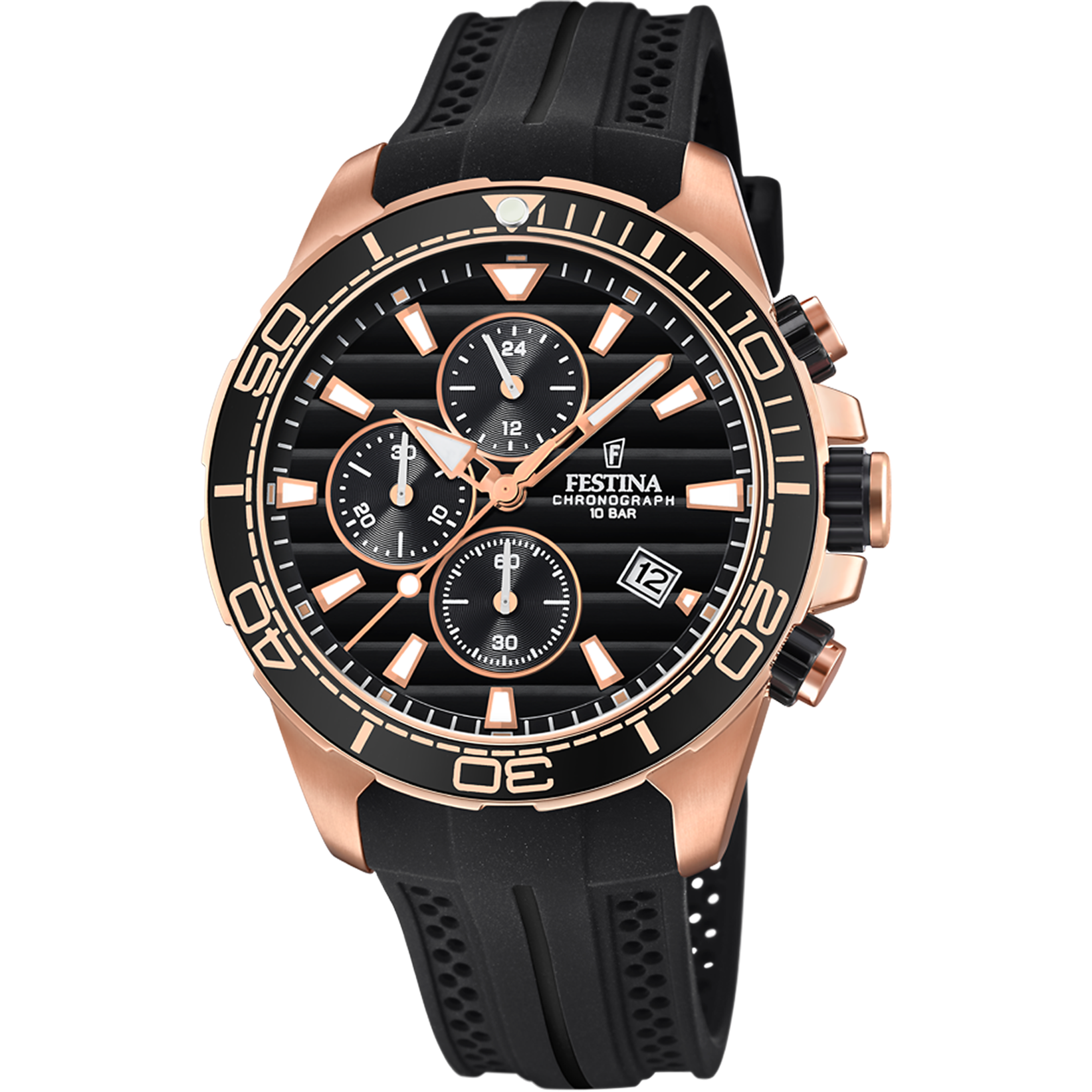 FESTINA HERREN UHR THE ORIGINALS F20367/1 KAUTSCHUK ARMBAND