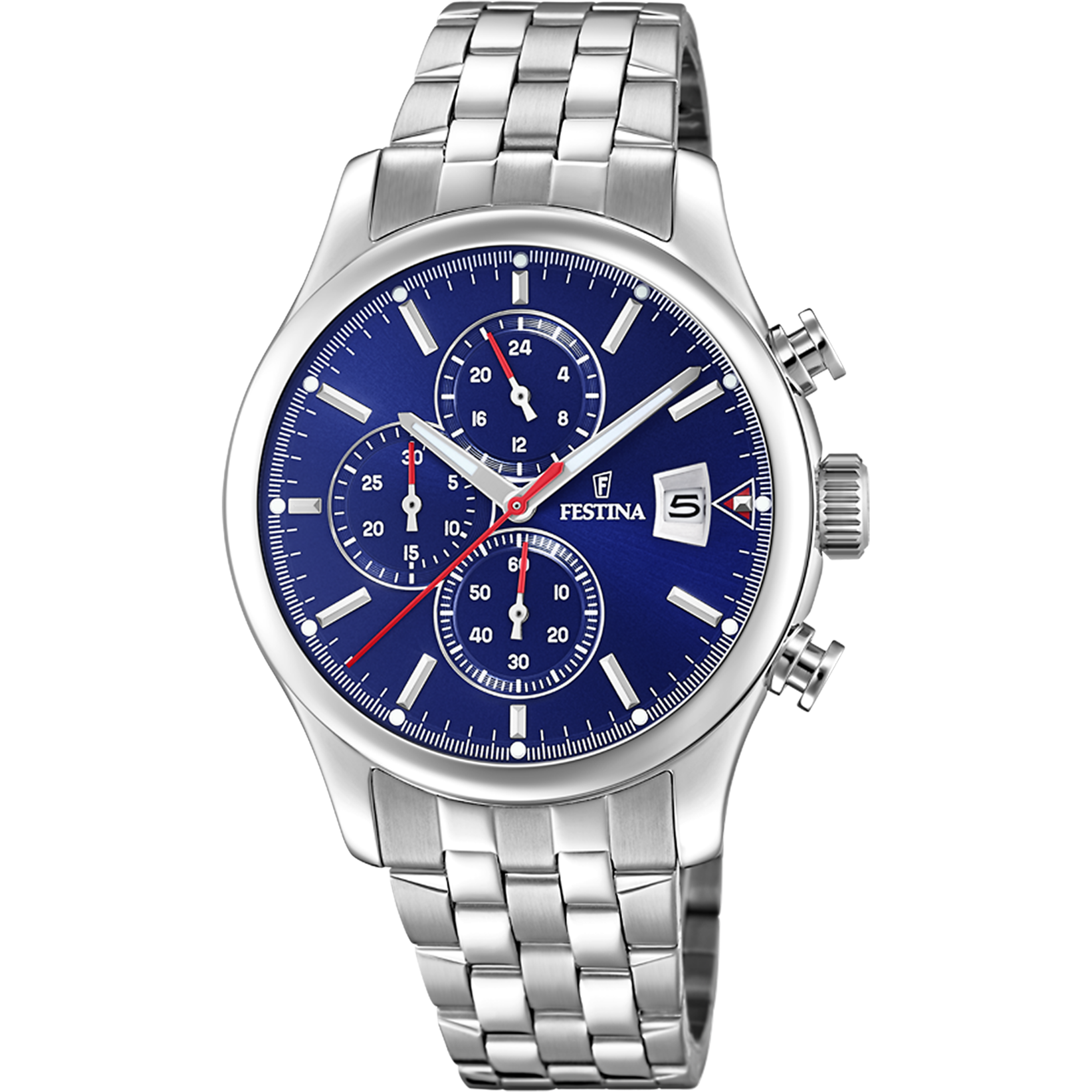 STRAP, F20374/2 WATCH CHRONOGRAPH BLUE MEN STEEL TIMELESS FESTINA