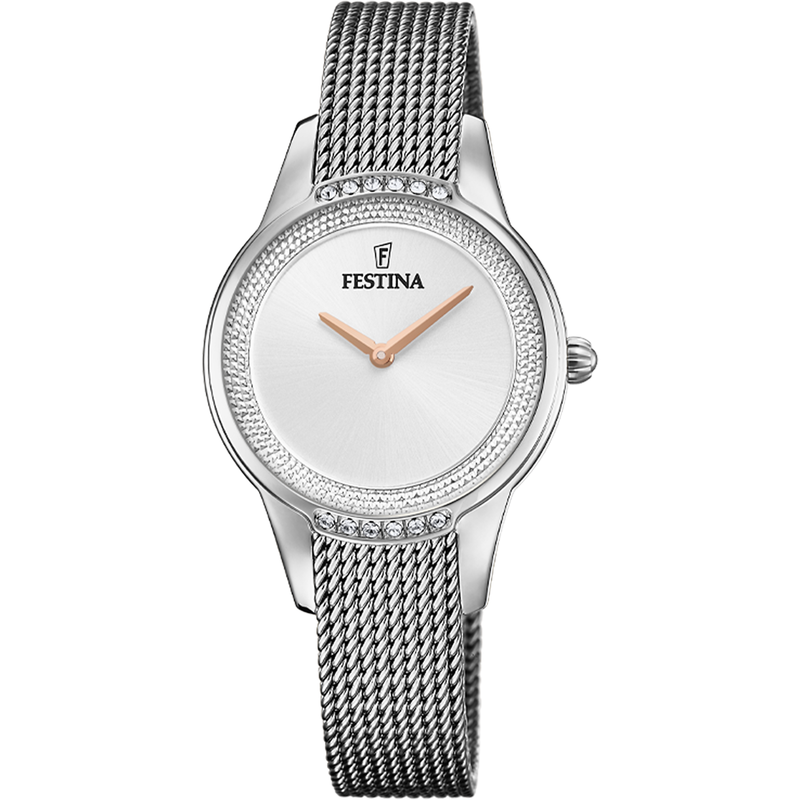 Reloj Festina F20619/1 Mujer Mademoiselle Clasico Acero Inox Color de la  malla Plateado Color del bisel Plateado Color del fondo Plateado