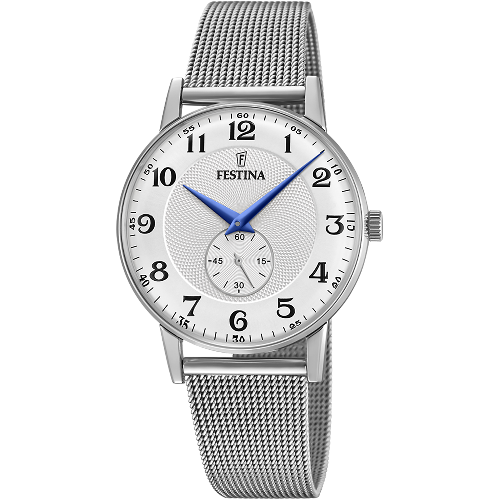 F20568/1 STRAP, FESTINA SILVER WATCH MEN\'S STEEL