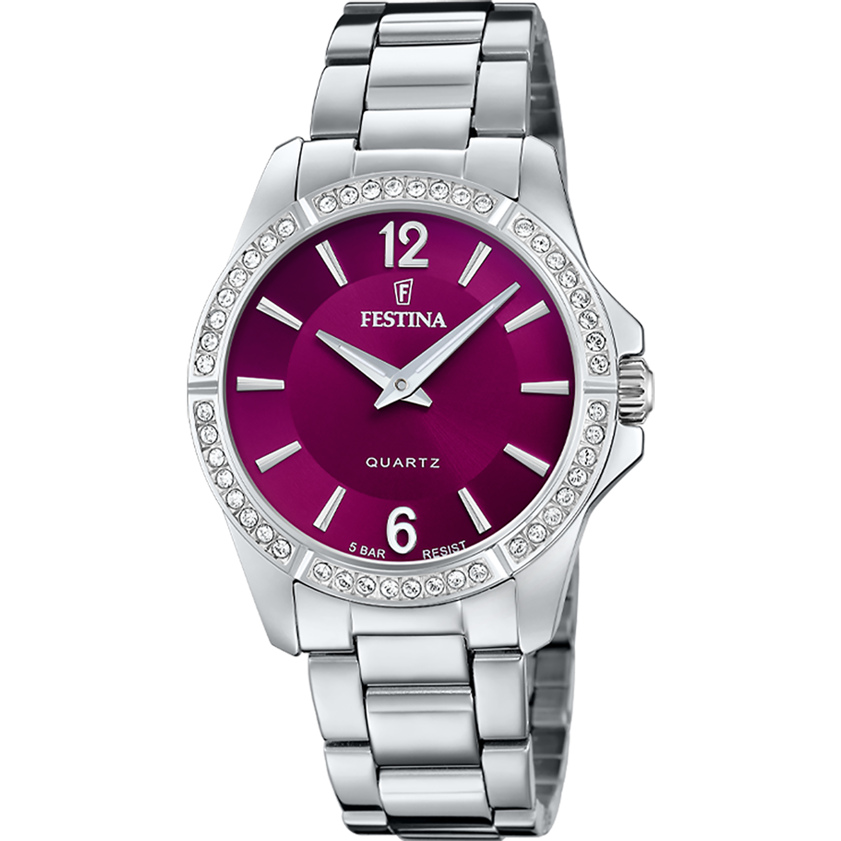 Reloj Festina Mujer F20593/1 Acero Con Piedras