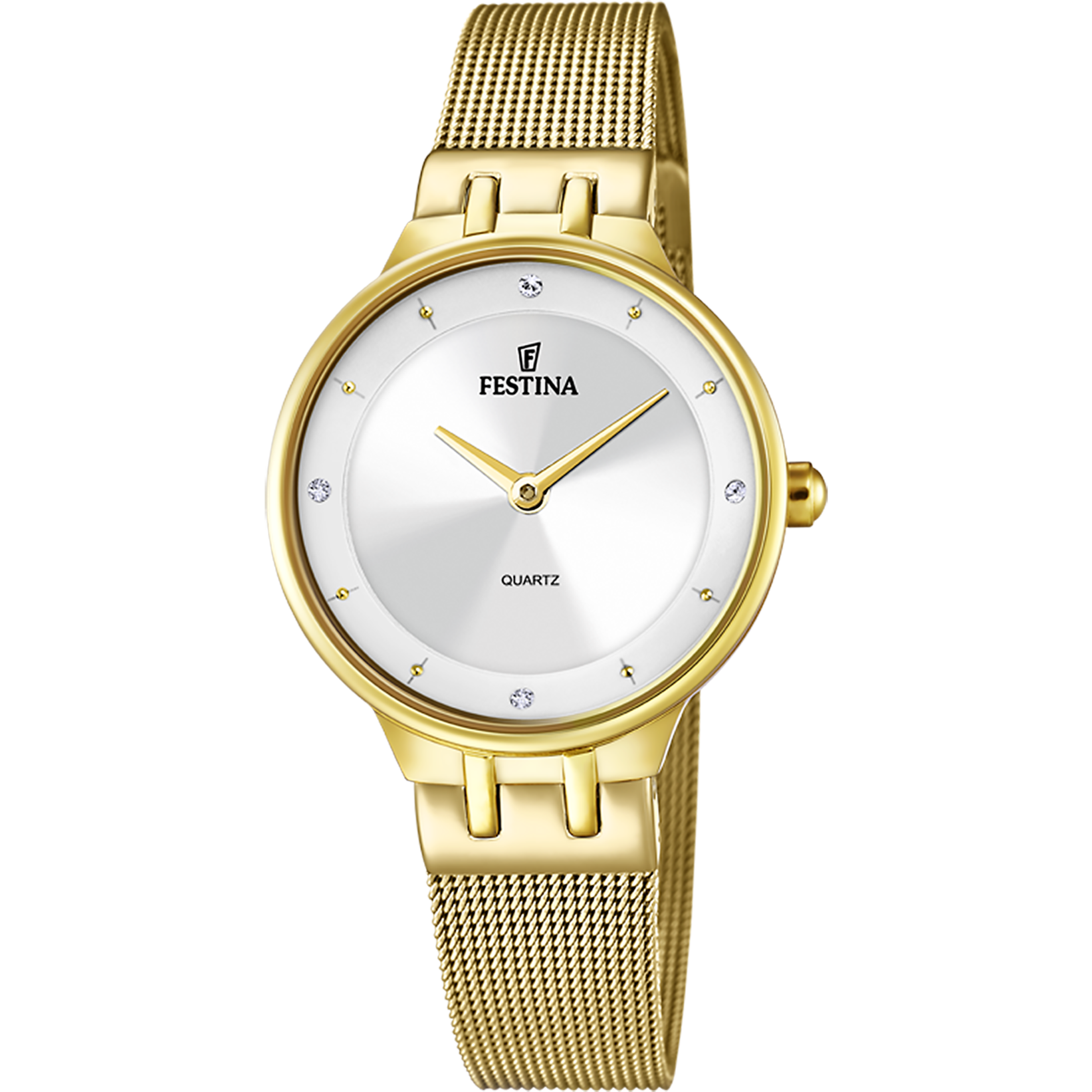 RELOJ FESTINA MADEMOISELLE F20338/1 PLATA CORREA DE ACERO, MUJER