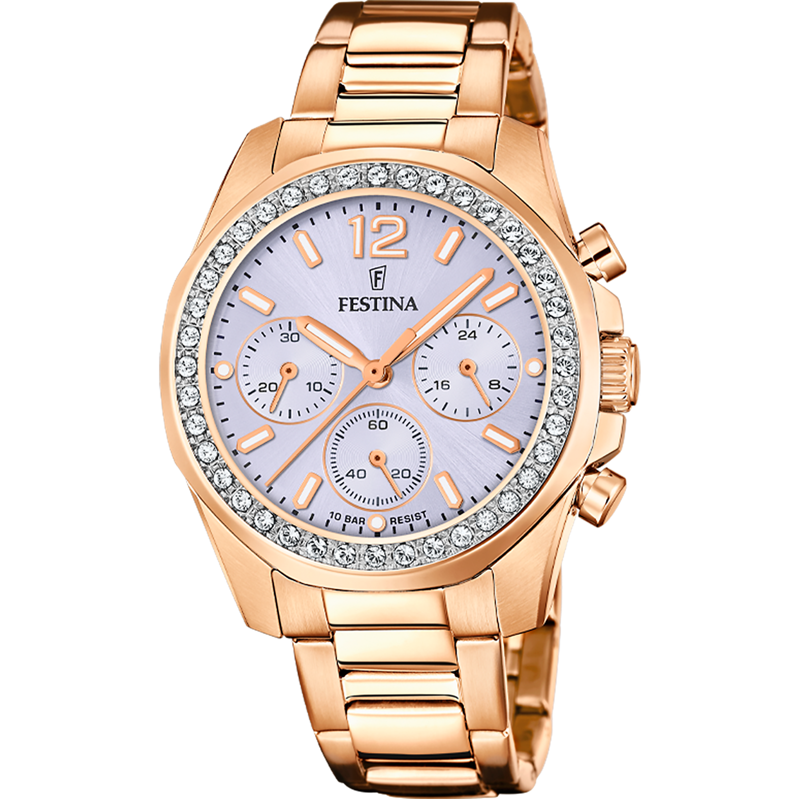 Rose Gold Festina Edition FESTINA Swiss Made Quartz 35MM Rose Gold