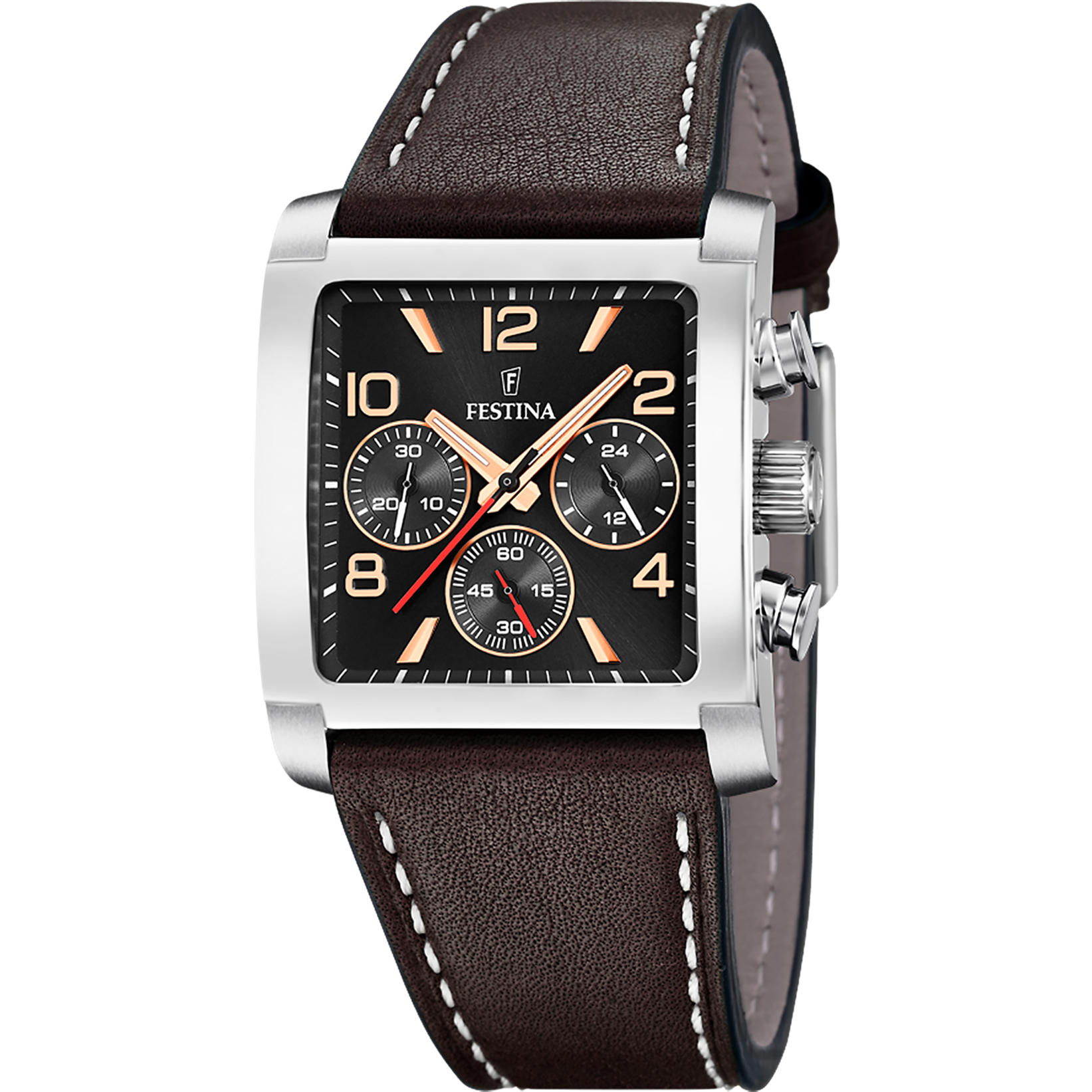 Festina Cronografo Uomo F20635/4 – Bracciale Acciaio Inossidabile, Vetro Minerale, Impermeabile 5 ATM