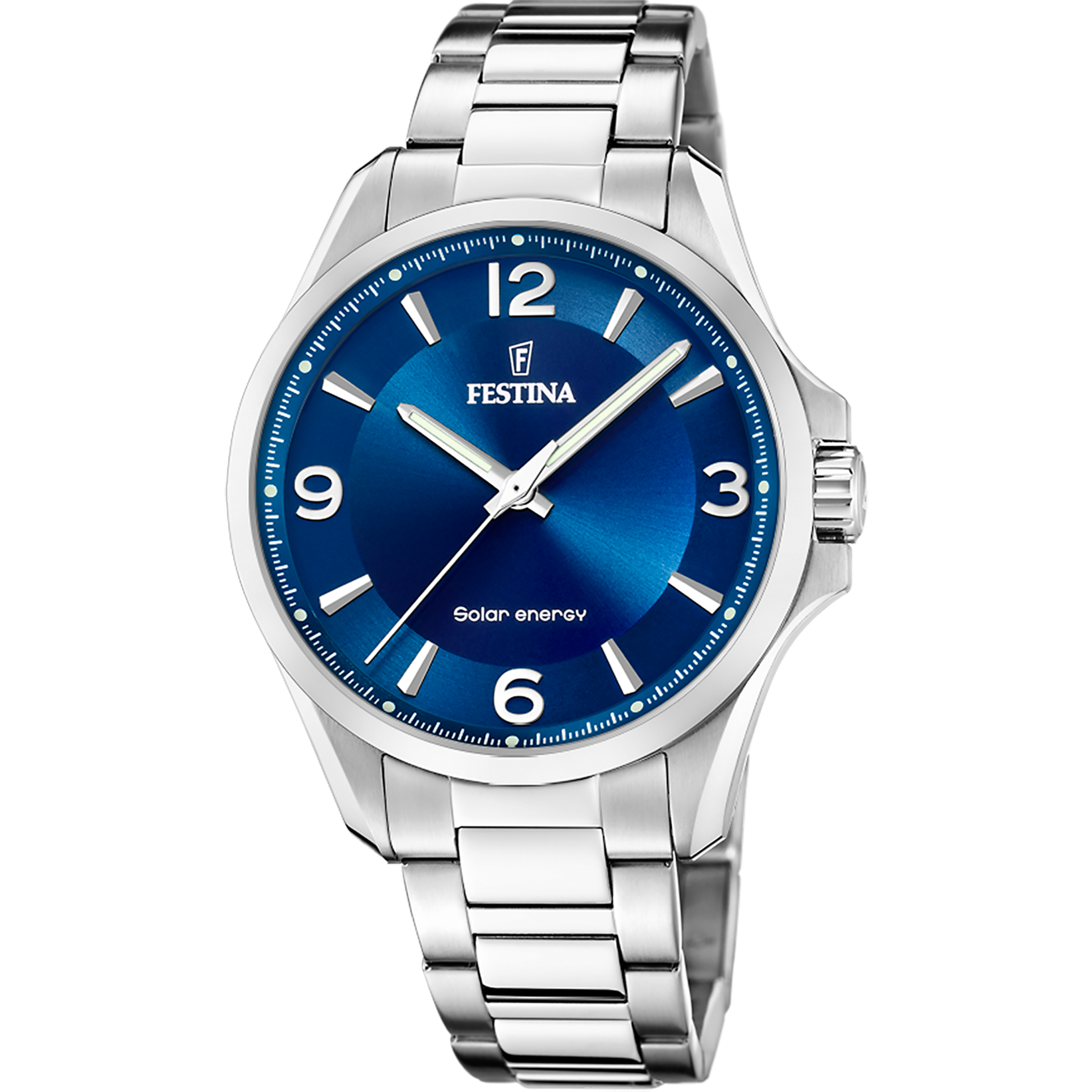 FESTINA SOLAR ENERGY F20657/4 AZUL ACERO INOXIDABLE 316L, HOMBRE