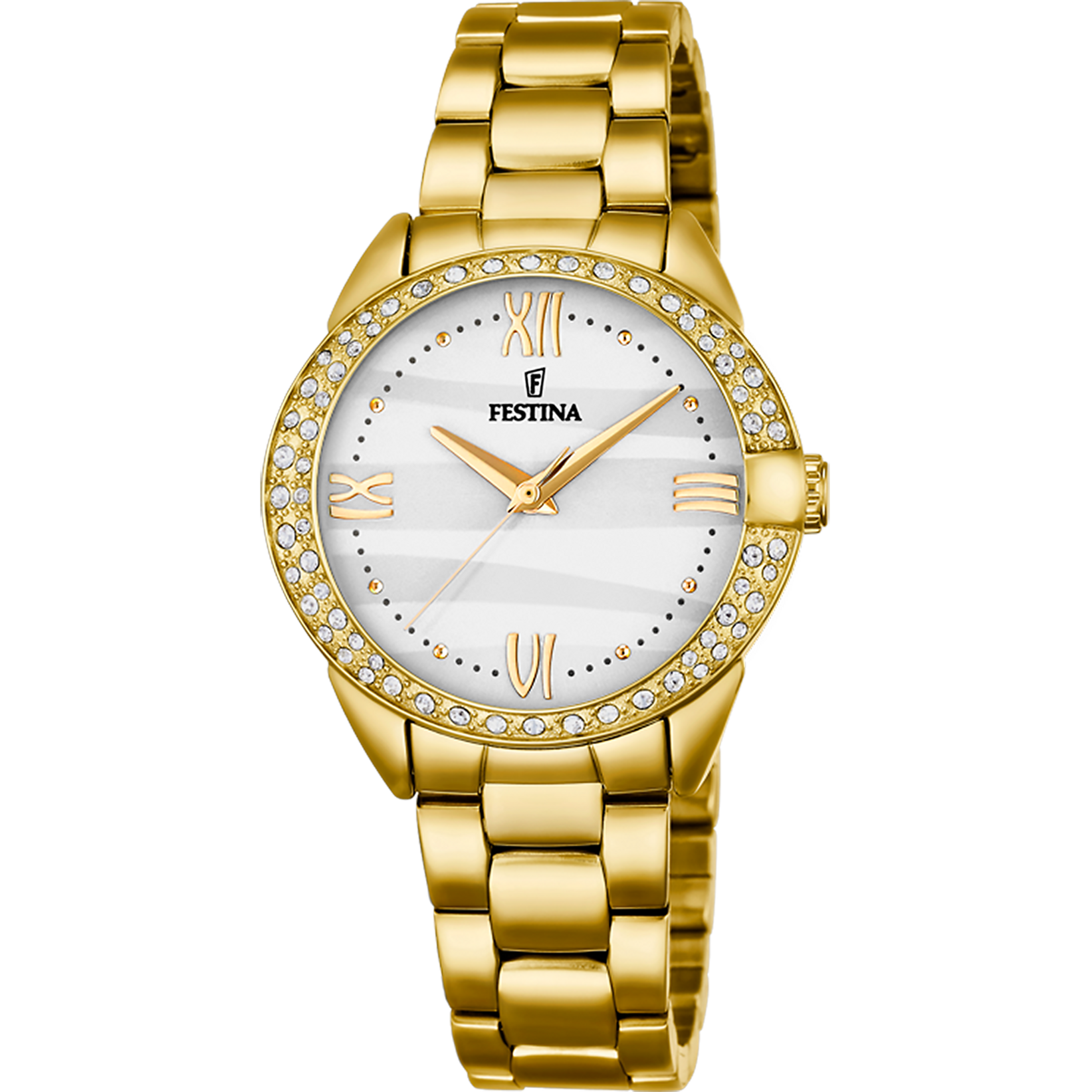 FESTINA DAMEN UHR F20685/1 SILBER EDELSTAHL ARMBAND