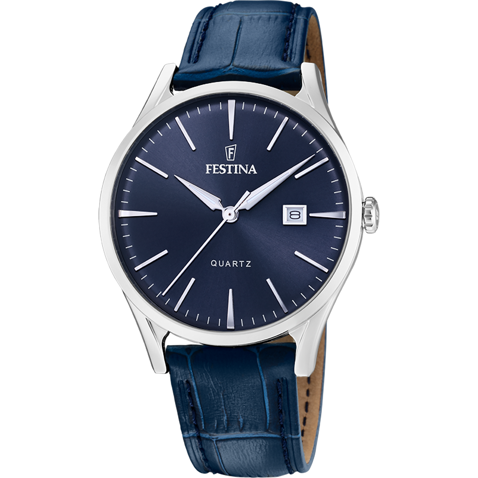 FESTINA　腕時計 FESTINA MEN'S BLUE LEATHER WATCH BRACELET F20688/3