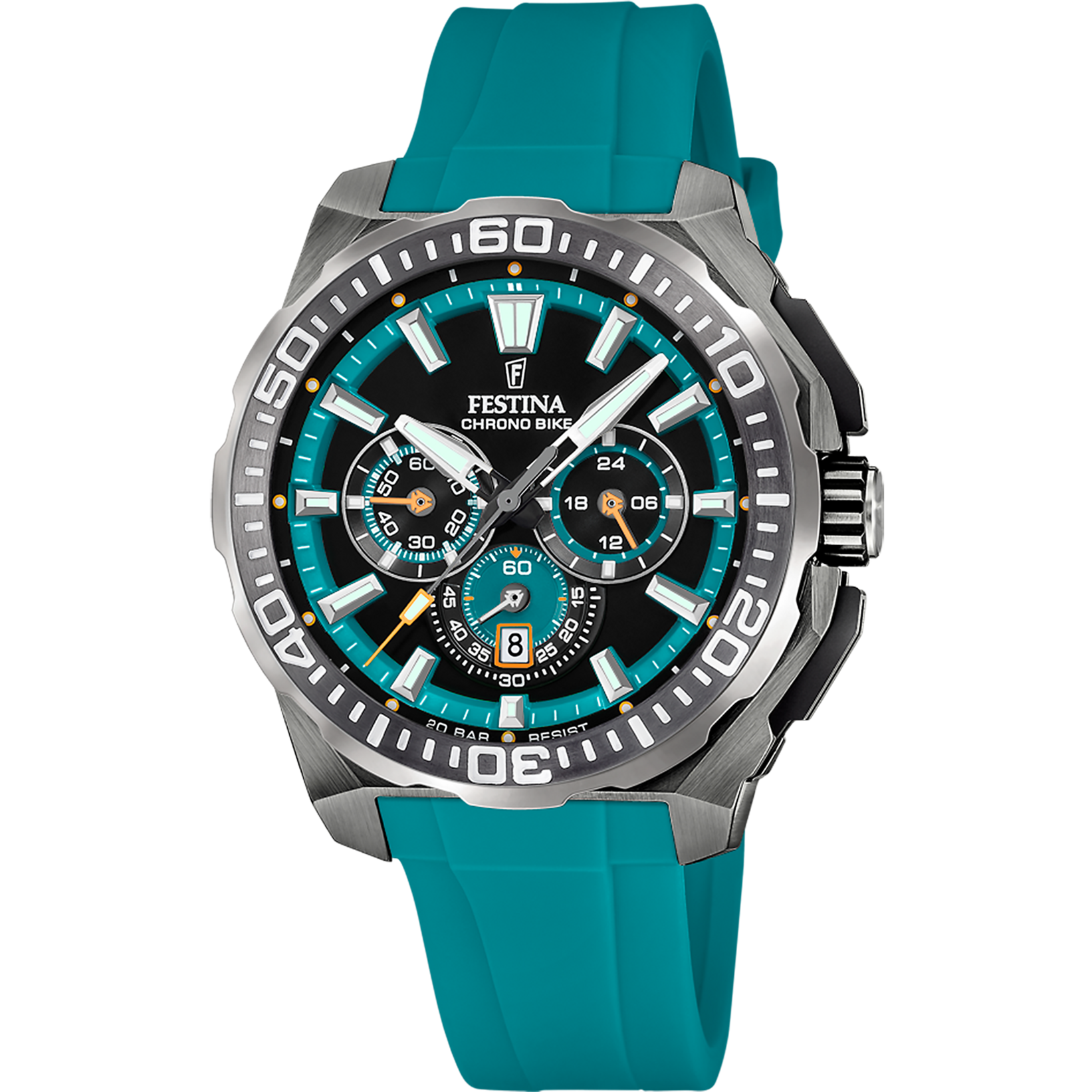 Festina Chrono Bike men's watch F20725/6 blue rubber strap