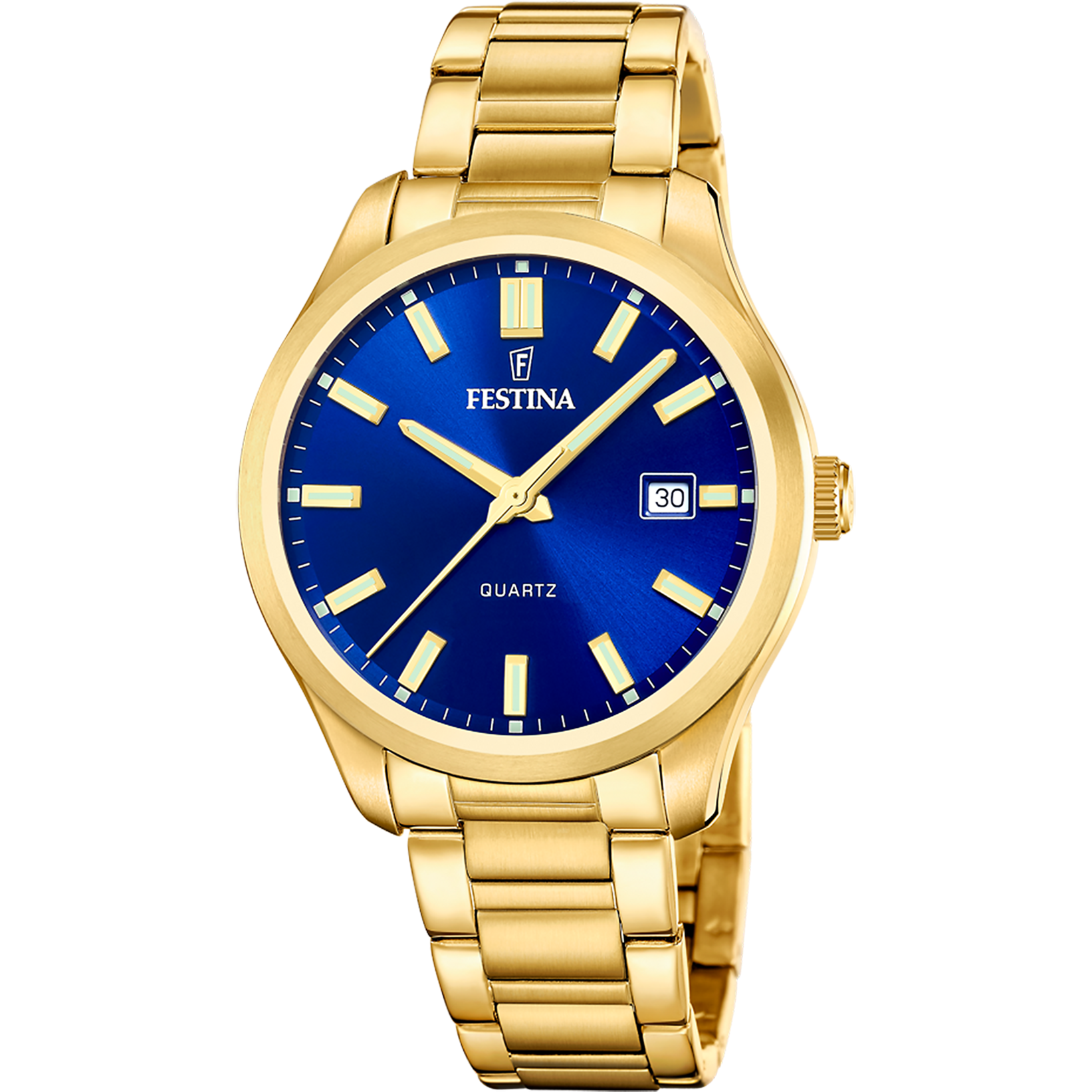 Casio Uhren Funkuhr Herren Gold FESTINA HERREN UHR F20738/3