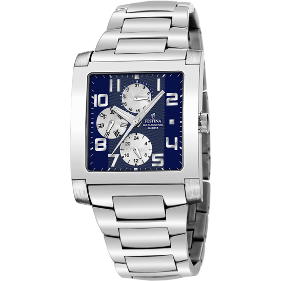 FESTINA HEREN BLAUW OUTLET STAAL HORLOGE ARMBAND F16234/4