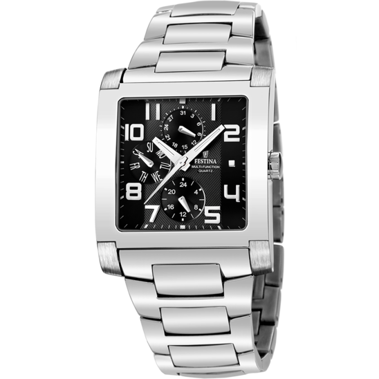 FESTINA WATCH F16234/F BLACK STEEL STRAP, MEN