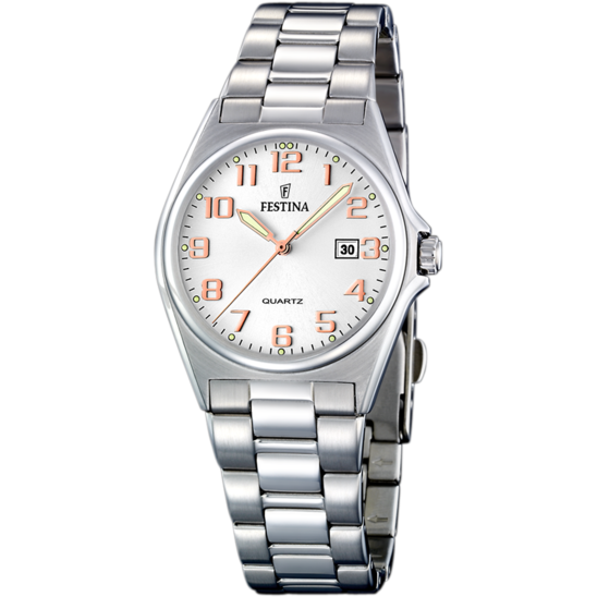 RELOJ DE MUJER FESTINA CLASSICS F16375/7 CON ESFERA PLATEADA