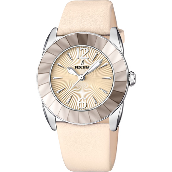 MONTRE FESTINA OUTLET F16592 B CR ME BRACELET CUIR FEMME