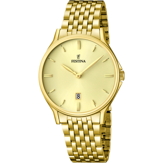 Reloj FESTINA para hombre dorado. - F16746/2