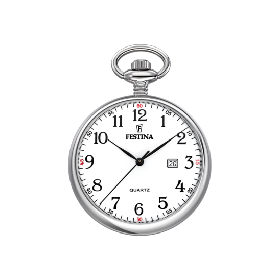 FESTINA F2019/1 WHITE MEN'S POCKET WATCH