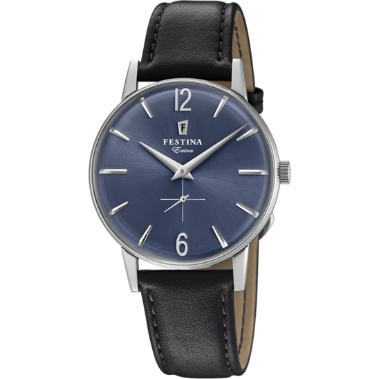 MONTRE FESTINA F20248/3 BLEU, BRACELET CUIR, HOMME