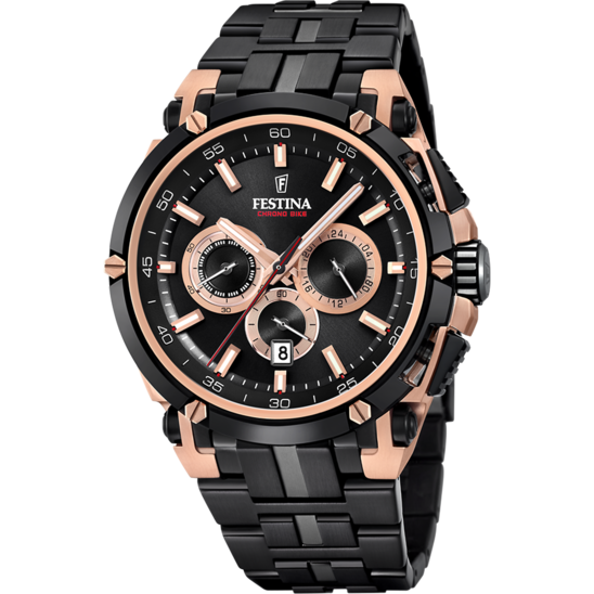 FESTINA SPECIAL EDITIONS WATCH F20329/1 BLACK STEEL STRAP, MEN