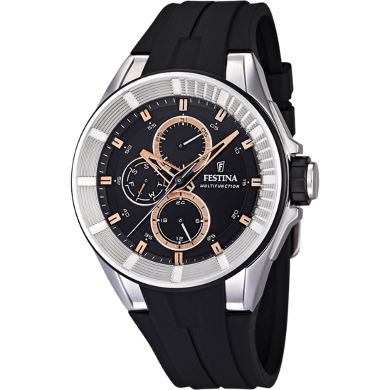 RELOJ DE HOMBRE FESTINA F20342/4 CON ESFERA NEGRA