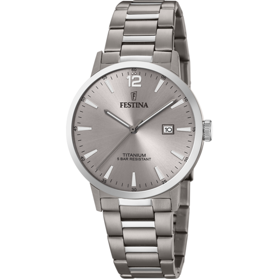 RELOJ DE HOMBRE FESTINA TITANIUM F20435/2 CON ESFERA GRIS