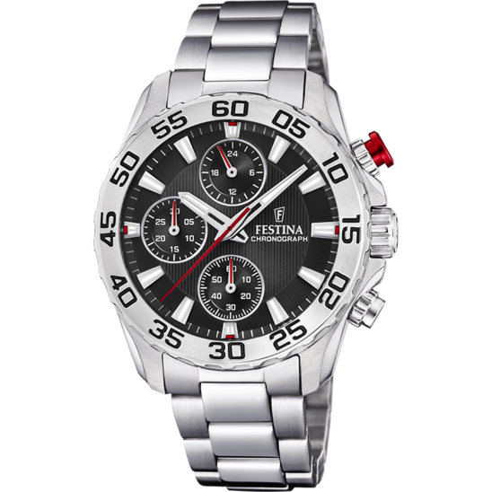 FESTINA JUNIOR COLLECTION WATCH F20457/3 BLACK STEEL STRAP, CHILDREN'S.