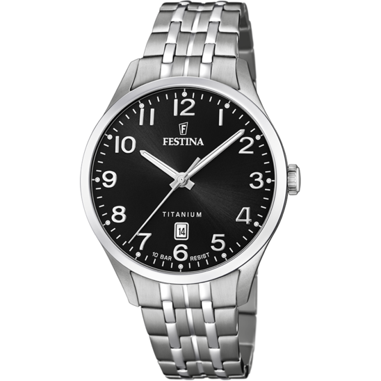 RELOJ DE HOMBRE FESTINA TITANIUM F20466/3 CON ESFERA NEGRA