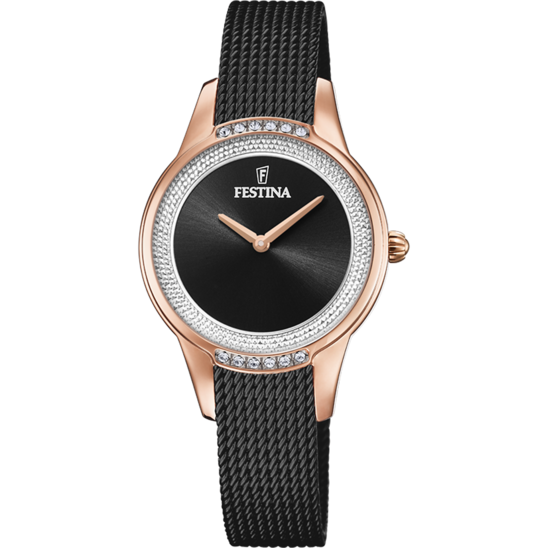 RELOJ DE MUJER FESTINA MADEMOISELLE F20496/2 CON ESFERA NEGRA