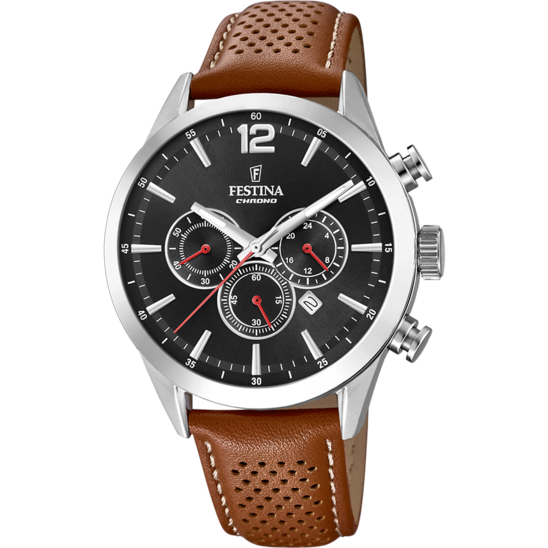 RELOJ DE HOMBRE FESTINA TIMELESS CHRONOGRAPH F20542/6 CON ESFERA NEGRA