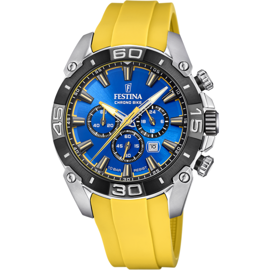 OROLOGIO FESTINA CHRONO BIKE 2021 F20544/4 BLU CINTURINO IN GOMMA, UOMO