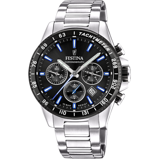 RELOJ DE HOMBRE FESTINA TIMELESS CHRONOGRAPH F20560/5 CON ESFERA NEGRA