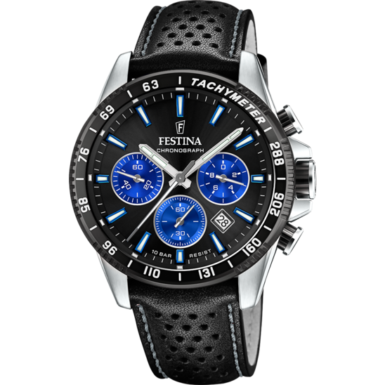 FESTINA WATCH F20561 6 LEATHER STRAP MEN S