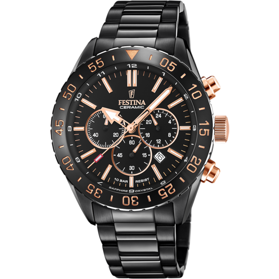 RELOJ DE HOMBRE FESTINA CERAMIC F20577 1 CON ESFERA NEGRA