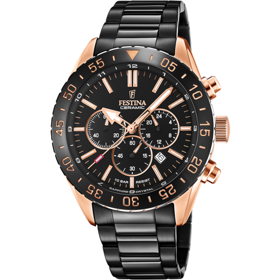 RELOJ DE HOMBRE FESTINA CERAMIC F20578/1 CON ESFERA NEGRA