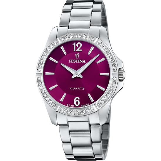 RELOJ DE MUJER FESTINA MADEMOISELLE F20593/2 CON ESFERA BURDEOS