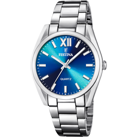 RELOJ FESTINA F20622/I AZUL CORREA DE ACERO INOXIDABLE 316L, MUJER