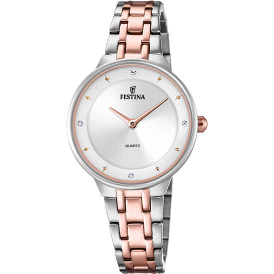 Reloj De Mujer Festina Mademoiselle F20626/1 Con Esfera Plateada