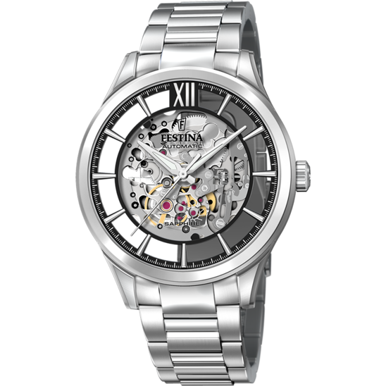 Festina shop skeleton watch